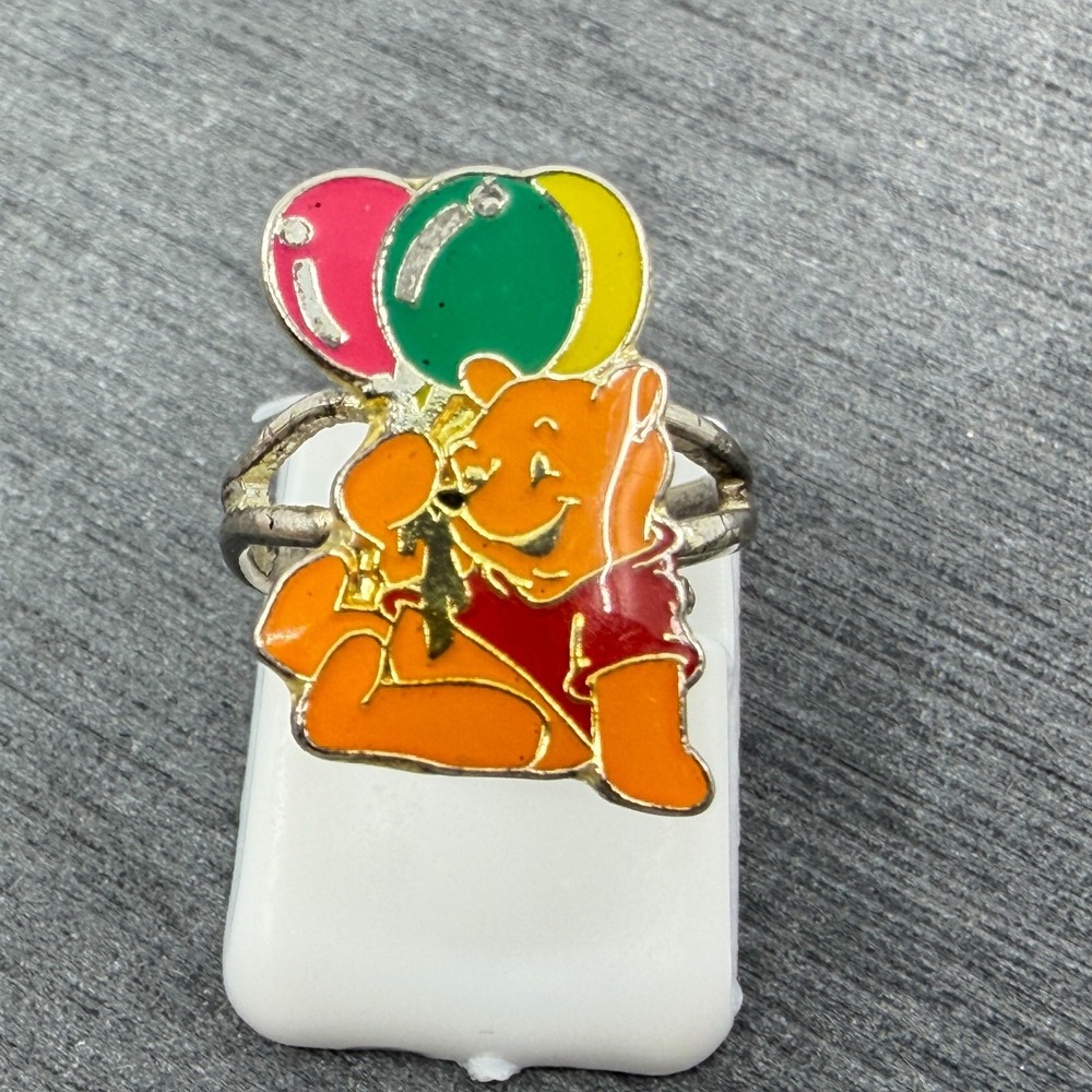 Cute Enamel Sedesma Winnie Cartoon Ring Statement Novelty Colorful Boho Jewelry